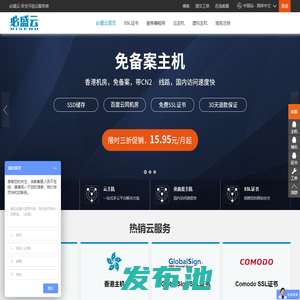服务器租用_SSL证书_云主机_虚拟主机_域名_必盛互联