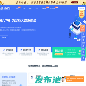 91VPS-企业级拨号vps服务器_HTTP代理_高防云服务器提供商